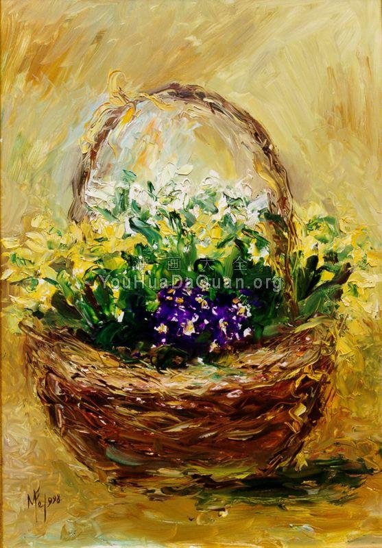 Cesta Con Flores - 马里·Fe·罗梅罗·坎波